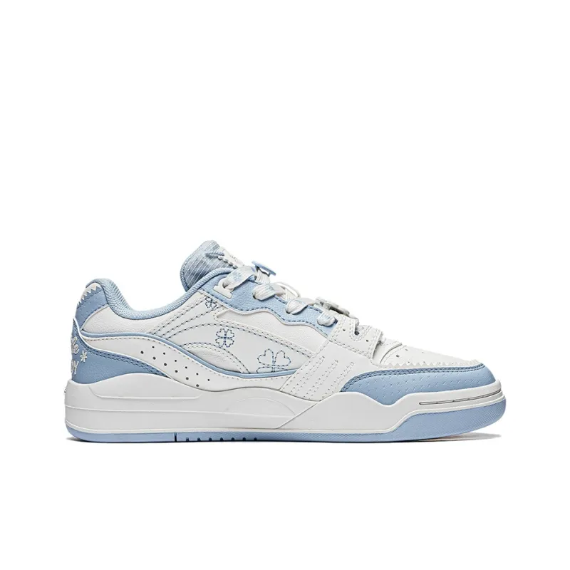 Li Ning Moon White X Disney Marie Cat 'White Blue' Women's-1
