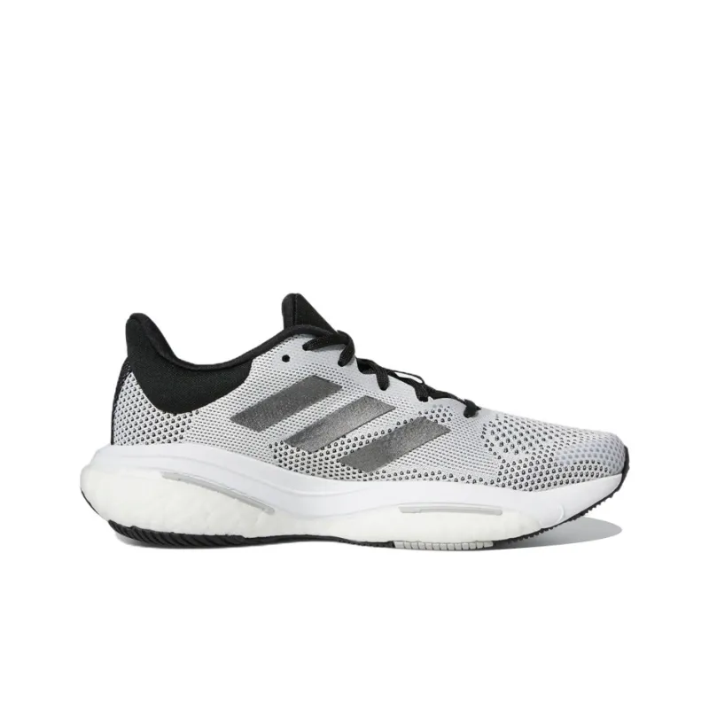 Adidas Solar Glide 5 Anti-Slip And Wear-Resistant Breathable Low-Top Running Shoes Women's Gray Black-1