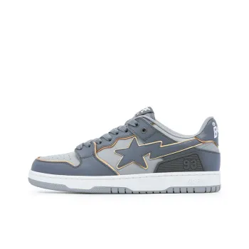 BAPE A BATHING APE Bape SK8 Sta White Silver Grey