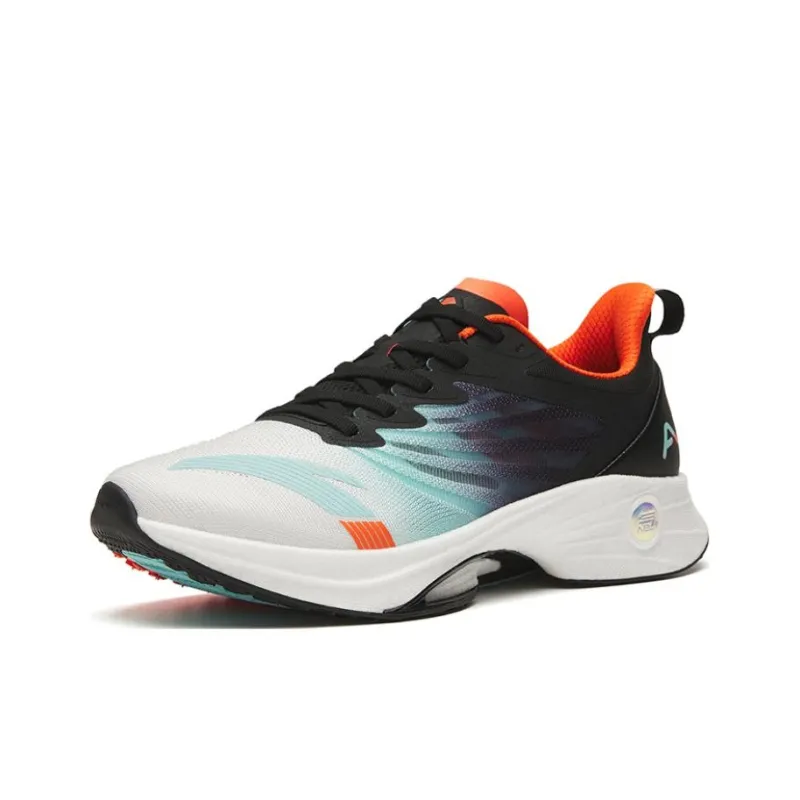 Anta MACH 3.0 Cushioning Anti-Slip And Wear-Resistant Low-Top Running Shoes Men's White Light Blue-1