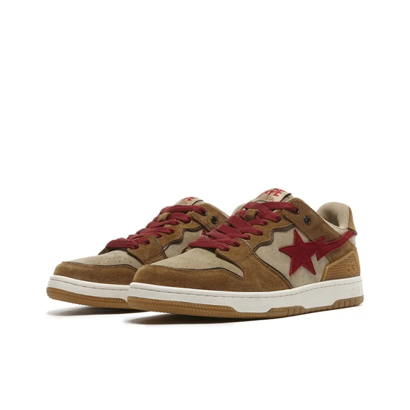 BAPE A BATHING APE Sk8 Sta Wheat Red-2