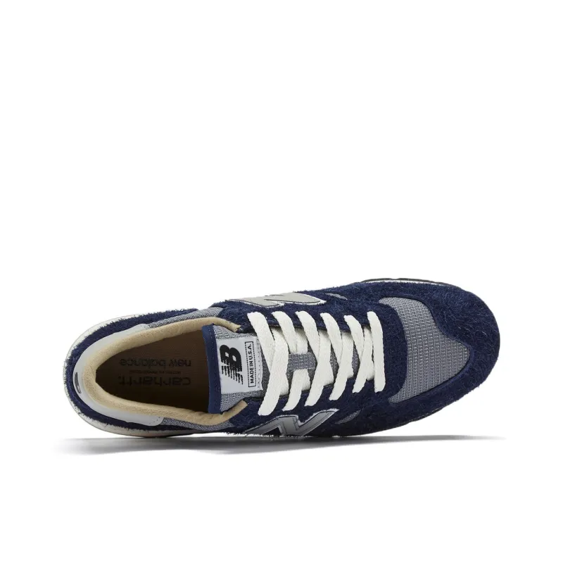 New Balance 990v1 Carhartt Wip MiUSA Dark Navy-4