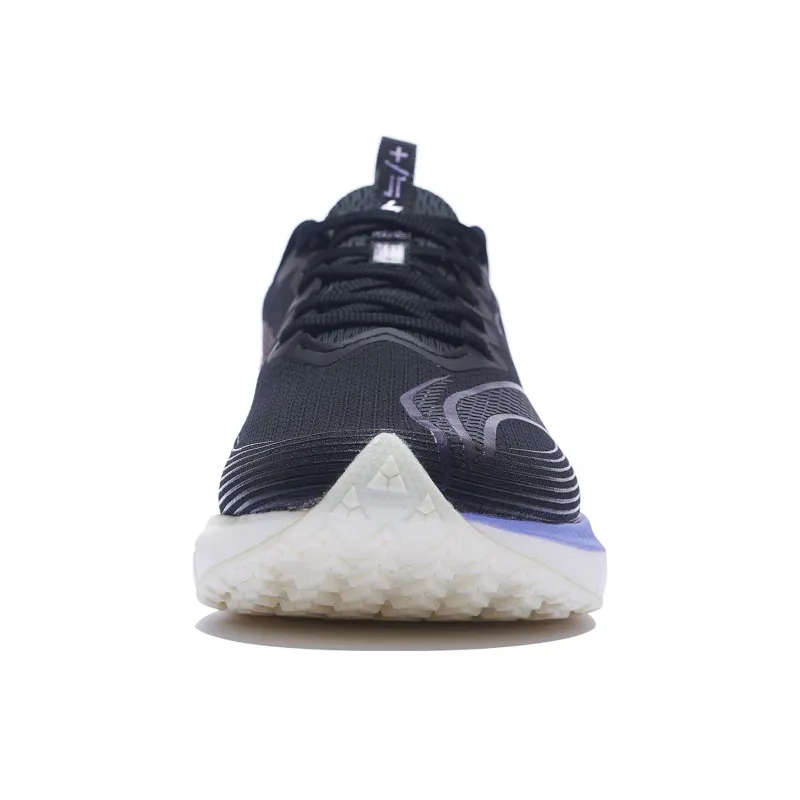 LiNing Red Hare 5 Pro Cushioning Anti Slip Wear Resistant Breathability Low Top Running Shoes Women's Black-3