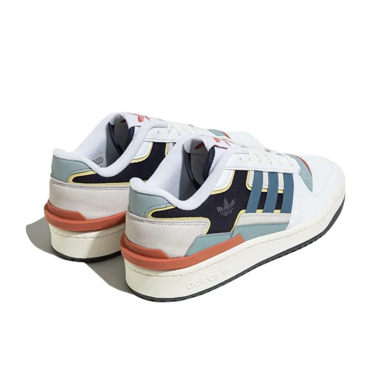 Forum Adidas Originals Exhibit Low 2.0 'White Almost Blue Magic Grey'-3