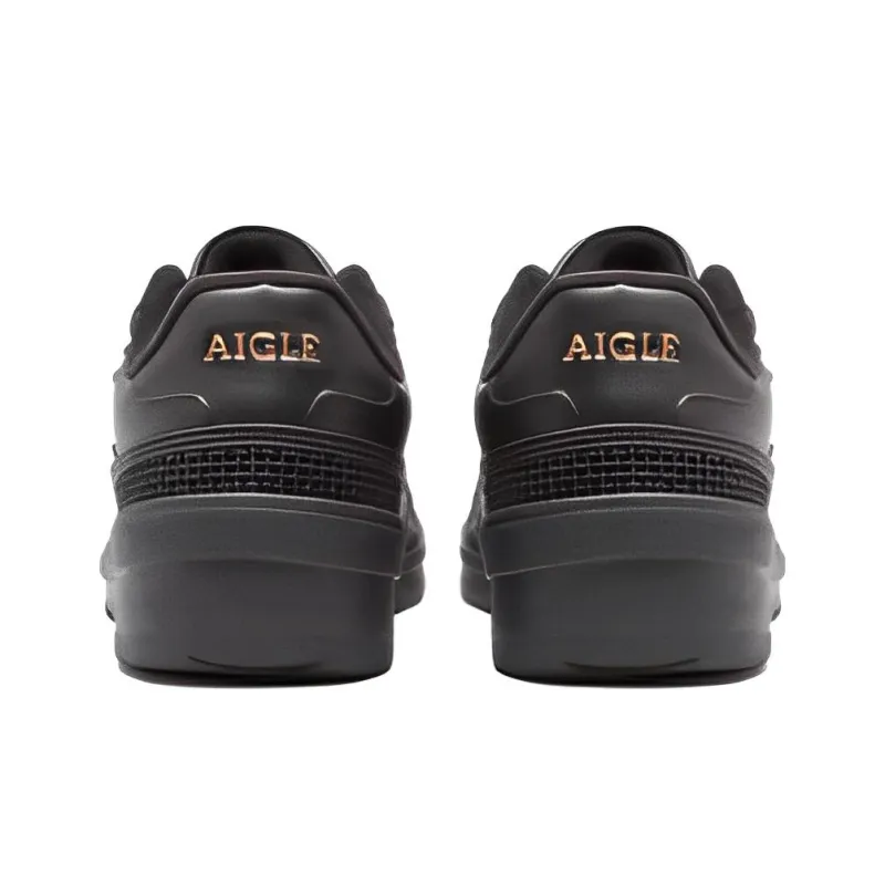AIGLE Signature W Ltr Slip-Resistant Cushioning Wear-Resistant Low-Top Skateboard Shoes Women's Black-2