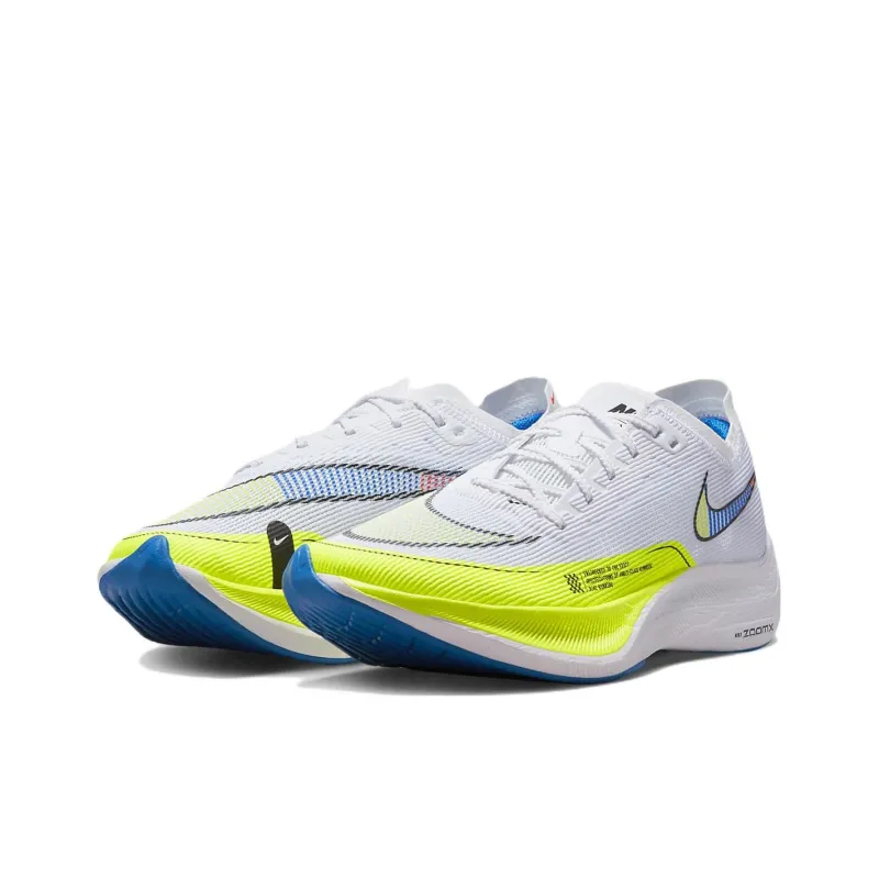 Nike ZoomX Vaporfly Next% 2 'White Volt Racer Blue'-2