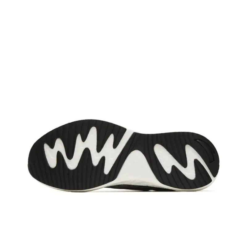 Anta Martian Foam Cushioning Anti Slip And Wear Resistant Low Top Running Shoes Men's Silver Black-4
