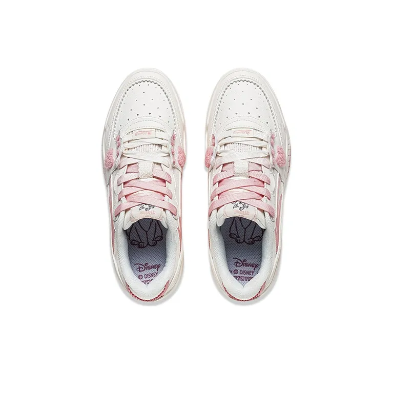 Li Ning Moon White X Disney Marie Cat 'White Pink' Women's-2