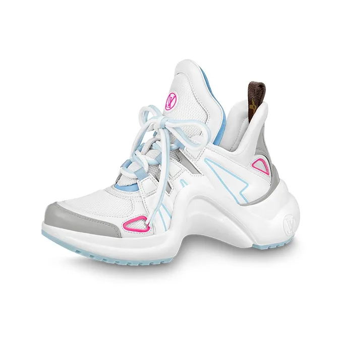 LOUIS VUITTON Archlight 1.0 Sneakers 'White Blue Grey' Women's-0