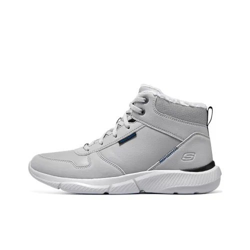 Skechers Ingram Wear Resistant Warm And Breathable Mid Top Casual Shoes Men's Light Gray