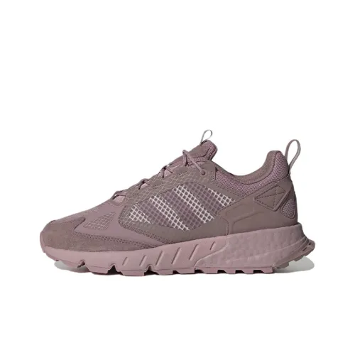 Adidas Originals ZX 1K Boost 2.0 Running Shoes Women's Low-Top Purple