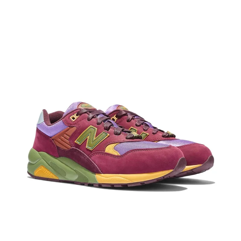 New Balance 580 Stray Rats Maroon Purple-2