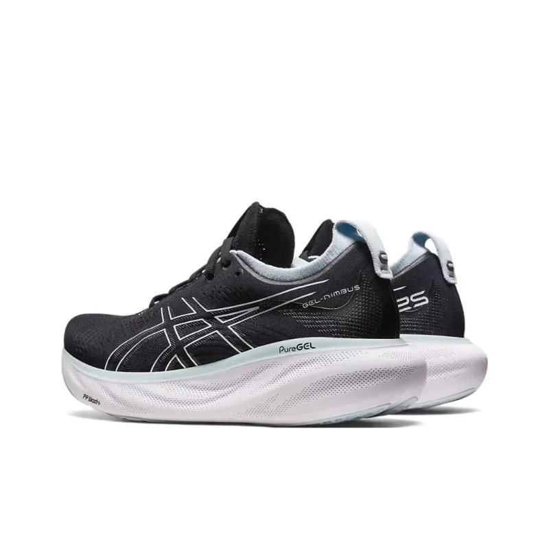 Asics Gel Nimbus 25 Black Reborn Blue Women's-3