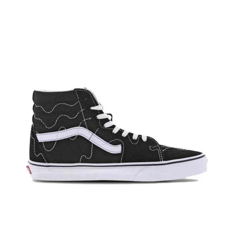 Vans SK8 HI Stitch 'Black White'-1