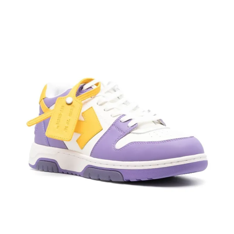 OFF-WHITE Out Of Office Sneaker White Purple Yellow-2