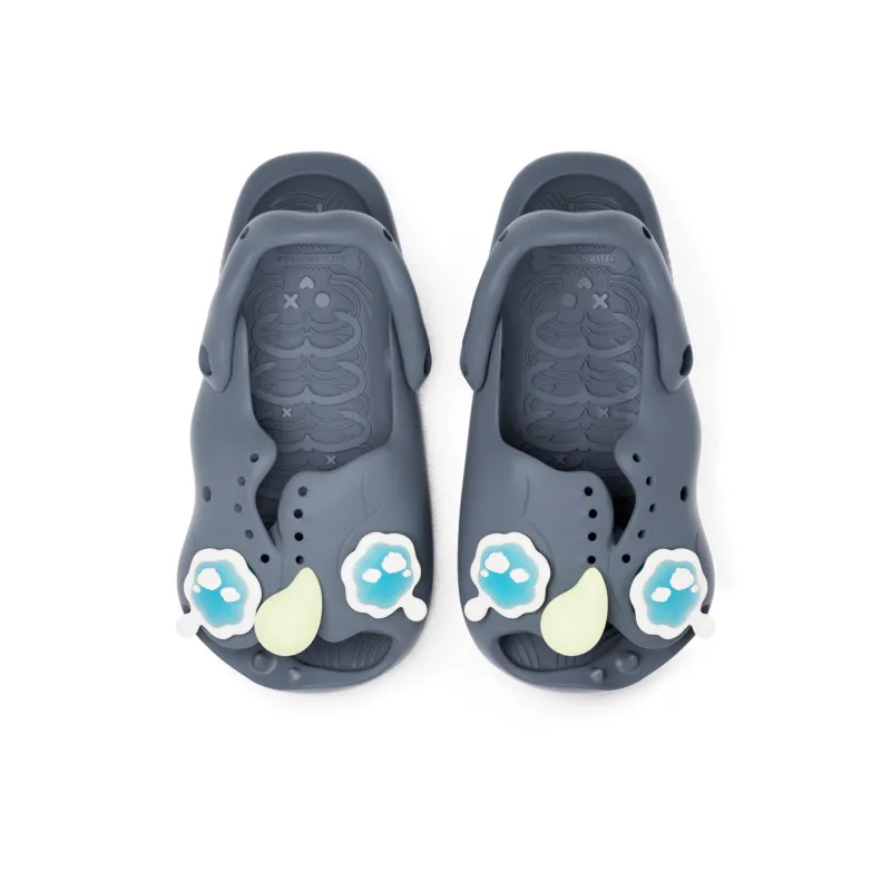 HelloSlippers Mr. Skully Nasal Mucus Clogs Unisex-5