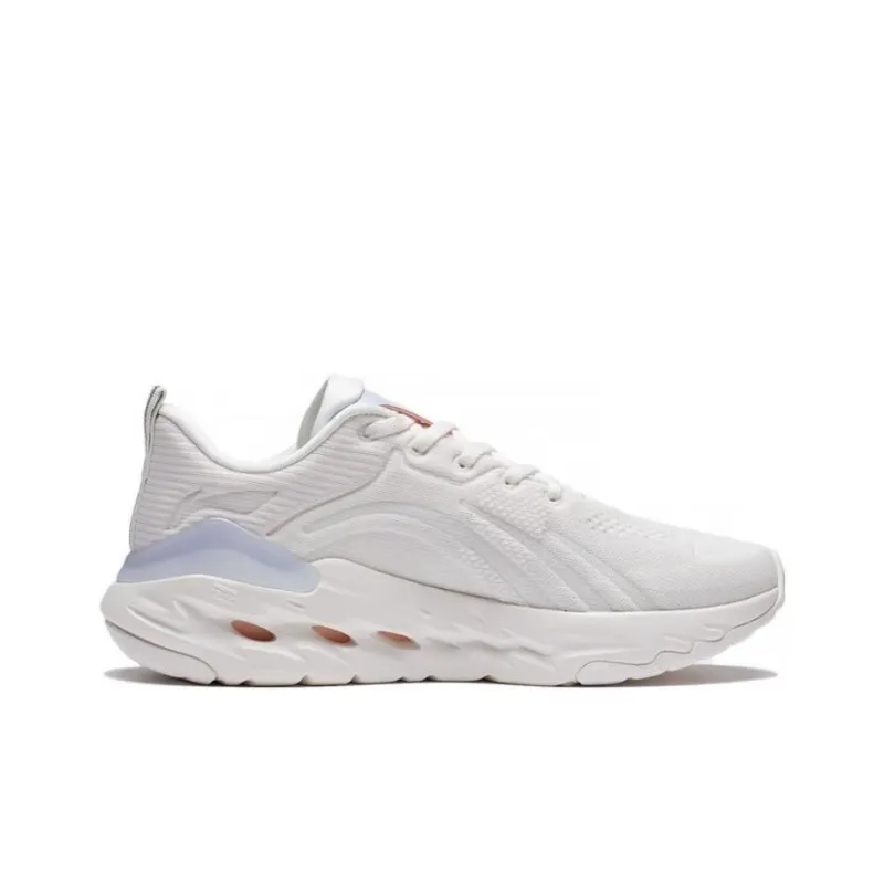 LiNing Yuedong 1.0 Durable Breathable Low Top Running Shoes Women's White-1