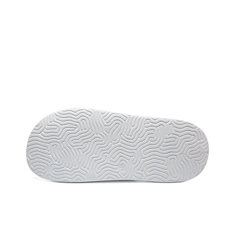 PEAK Foam Sole EVA Slip Resistant Slide Slippers Unisex White Rose Red-3