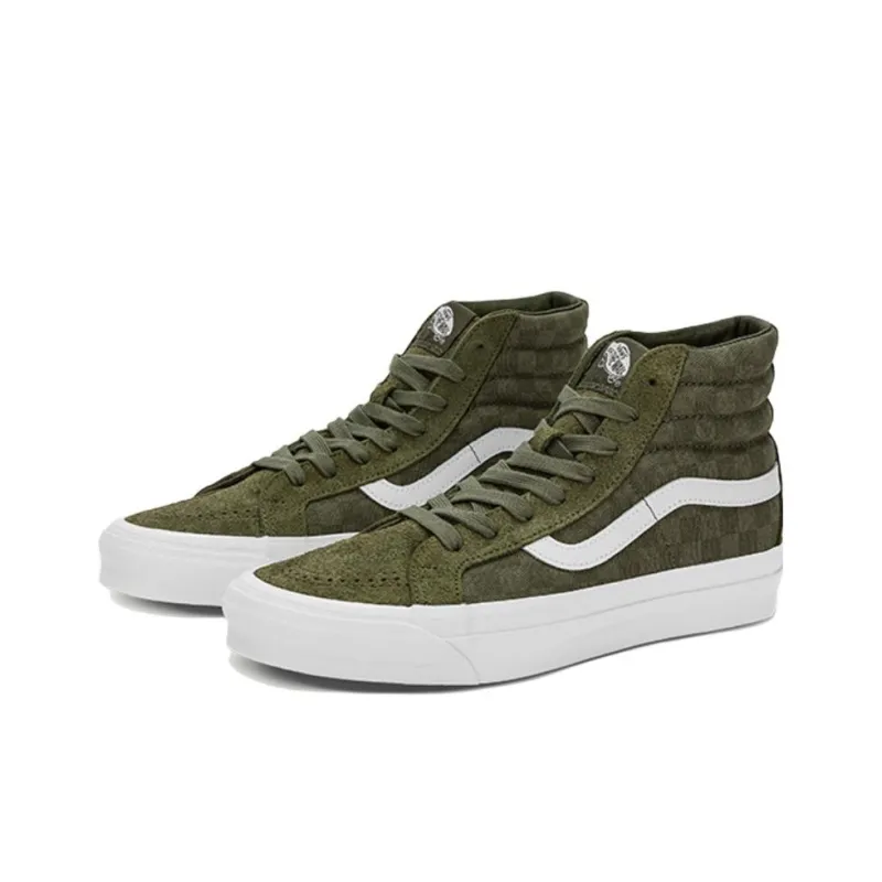 Sk8 Og Vans Hi Lx 'Checkerboard Grape Leaf'-1