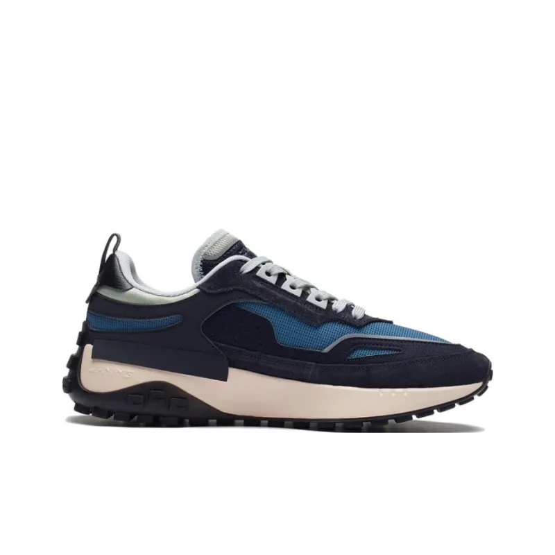 LiNing CF Tracing Cushioning, Wear Resistant Low Top Sports Casual Shoes Men's Teal-1