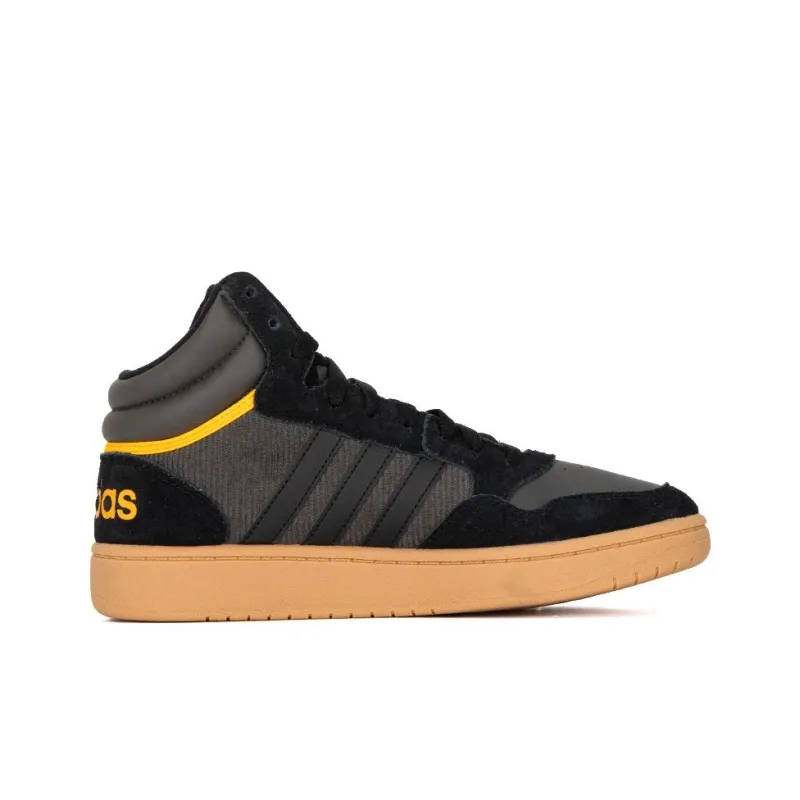 Adidas Hoops 3.0 Mid 'Yellow Grey Black'-1