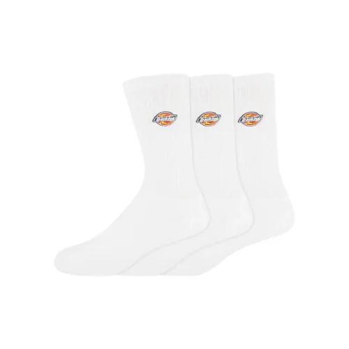 Dickies Mid-Calf Socks Men's 3 Pack White
