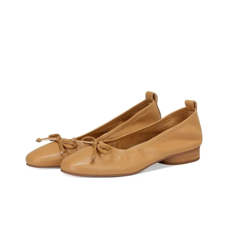 JESSICA SOPHIA Grandma Shoes Casual Single Shoes 2cm Women's Black-4