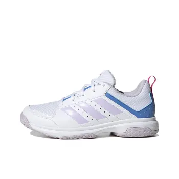 Adidas Ligra 7 Indoor Shoes 'Cloud White / Blue Fusion' Women's