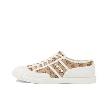 GUCCI Gg Canvas Trainer 'Beige Ebony'