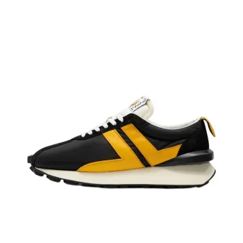 Lanvin Bumpr Low Top Casual Shoes Men's Yellow Black