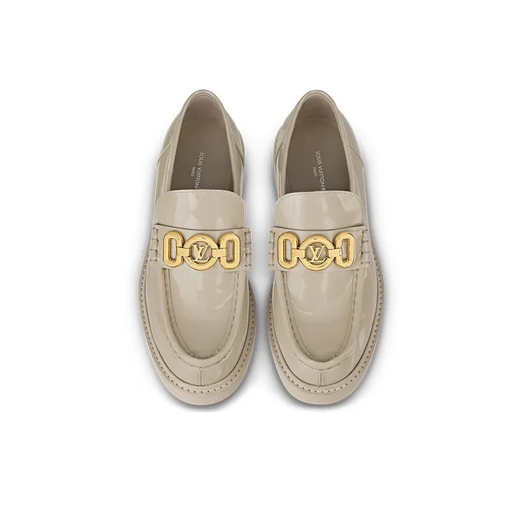 LOUIS VUITTON Lv Academy Loafers 'Beige' Women's-2