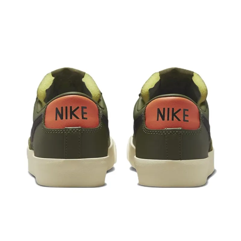 Nike Blazer Low 77 Medium Olive Orange Trans Women's-4