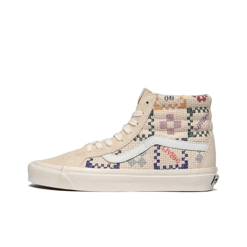 Vans SK8 Hi 38 Dx Shoes 'Beige Multi' Women's-0