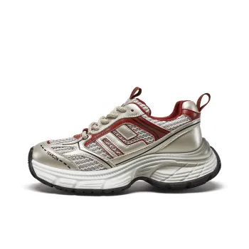 YEARCON Fashion Footwear Women's Gold/Red Blue/Gray