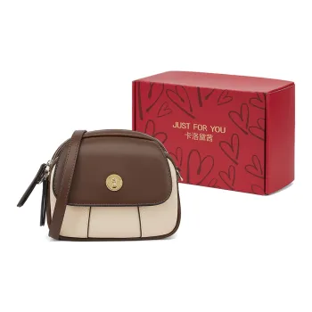 CORALDAISY Synthetic Leather Shoulder Bag Crossbody Bag Handbags Women's Mocha
