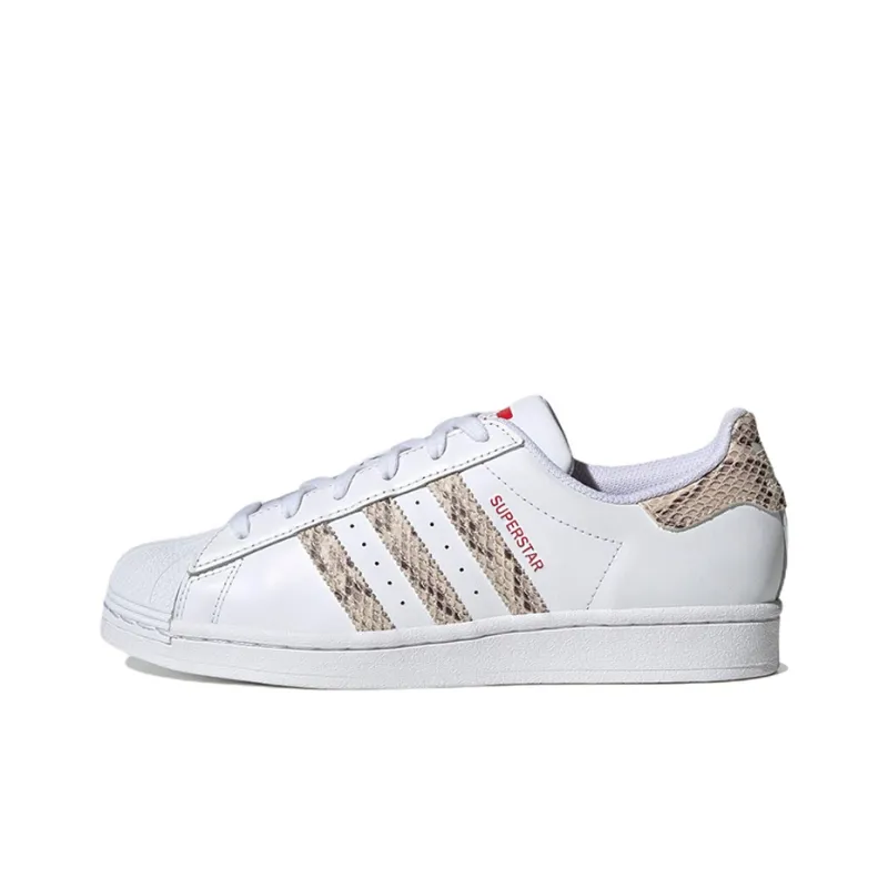 Adidas Superstar White Snakeskin Women's-0