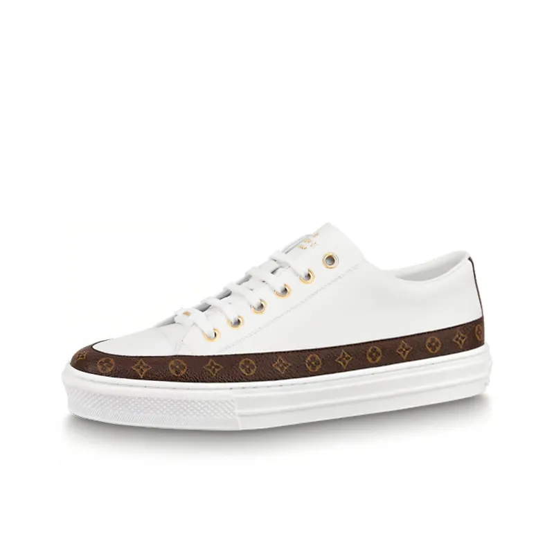 LOUIS VUITTON Stellar Sneakers 'White With Monogram Deco' Women's-0