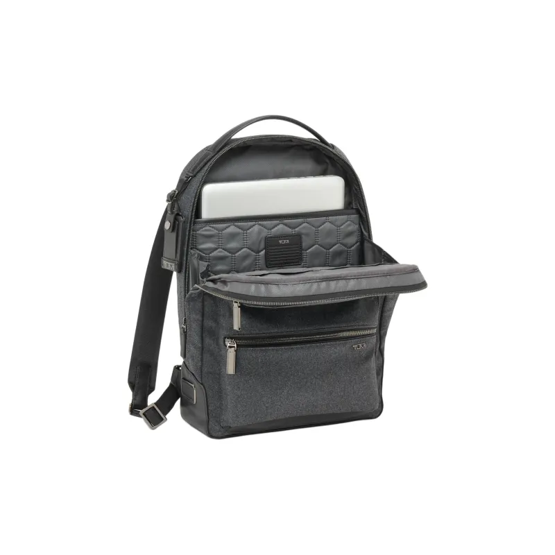 TUMI Nylon Backpack Men's Dark Carbon-3
