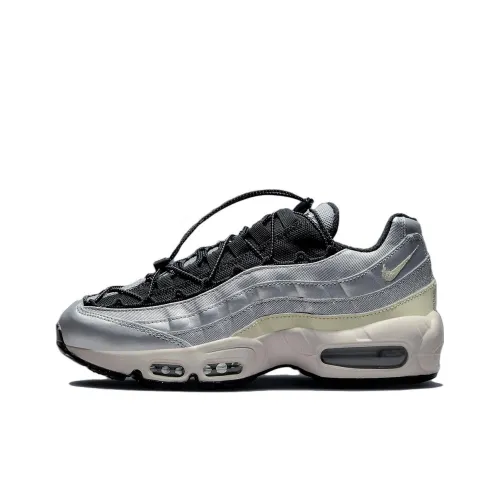 Nike Air Max 95 Toggle Metallic Silver Alabaster Women's