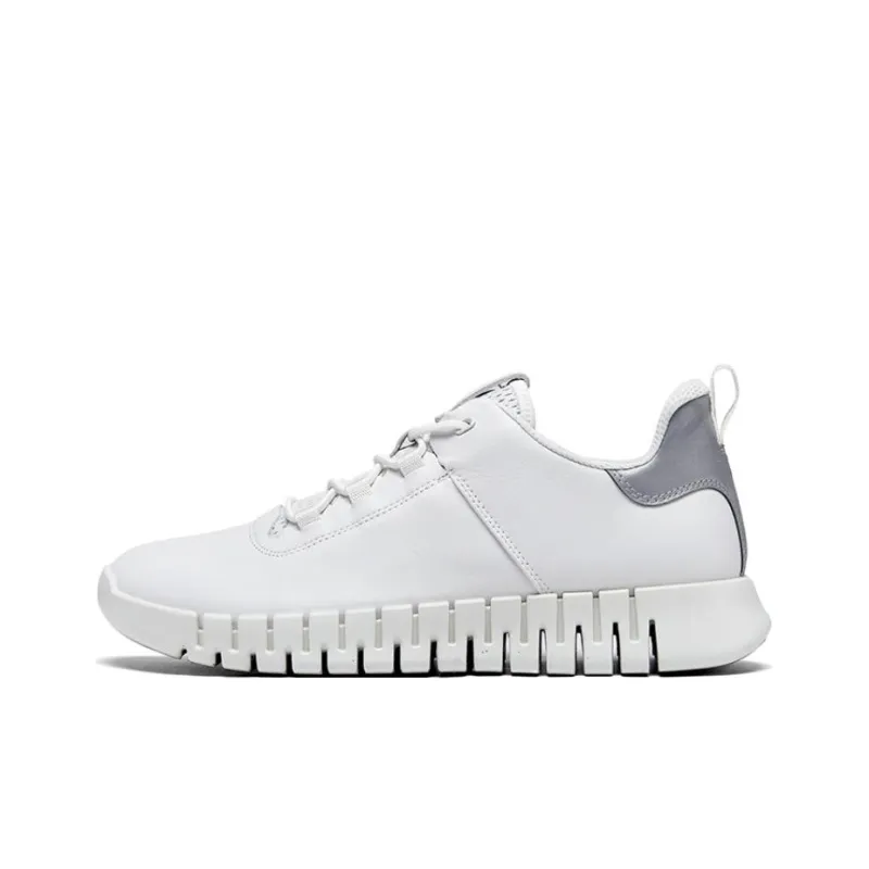 Ecco Smart Series Lively Collection Low Top Sports Casual Shoes Men's White-0