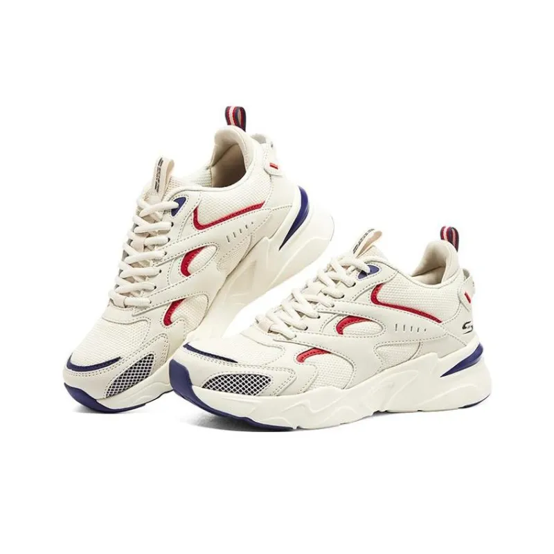 Skechers Bob's Bamina 'Beige Red Blue' Women's-2