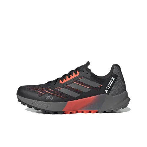 Adidas Terrex Agravic Flow 2.0 Hiking / Trekking Shoes Men Low-Top Black/Gray/Red