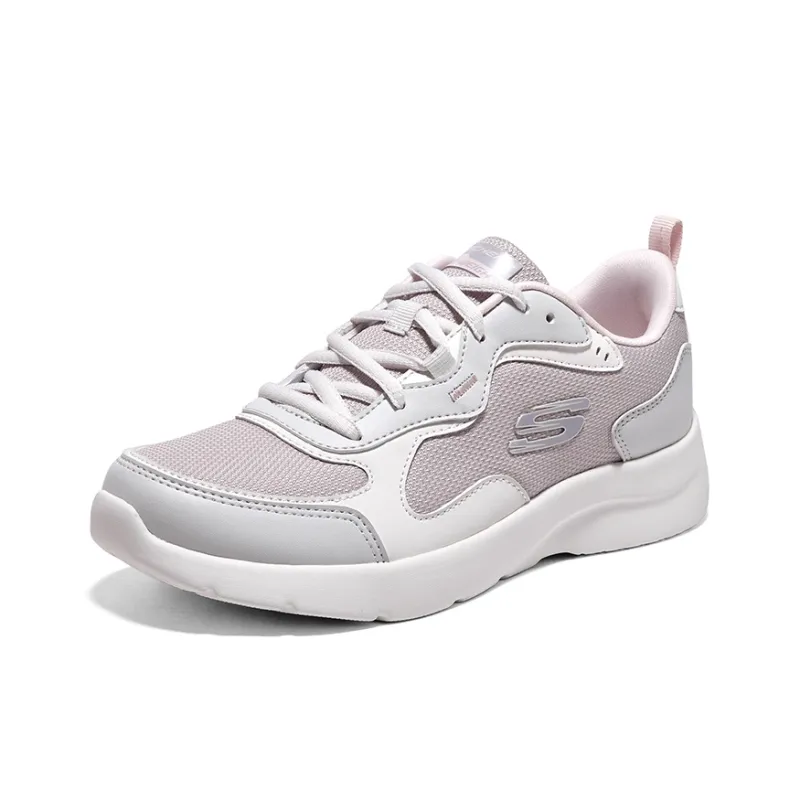 Skechers Dynamight 2.0 Cushioning Slip Resistant Low Top Casual Shoes Women's Beige Pink-2