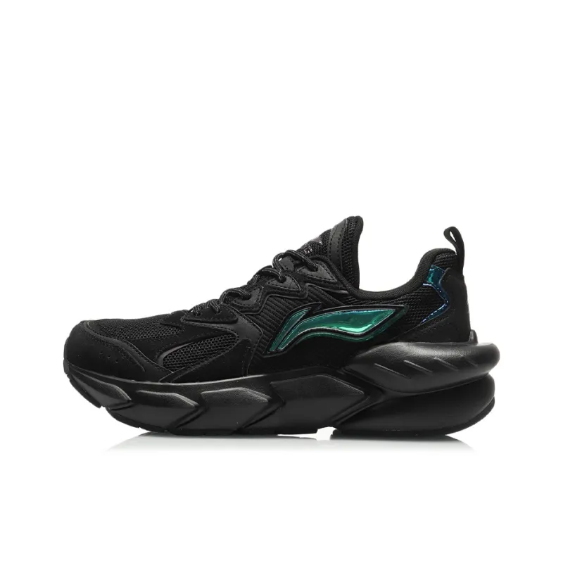 LiNing Omen Abrasion Resistant Breathable Low Top Sports Casual Shoes Men's Black-0