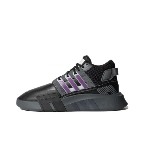 Adidas Originals Eqt Bask Adv V2 Casual Shoes Unisex Low-Top Black/Purple/Gray