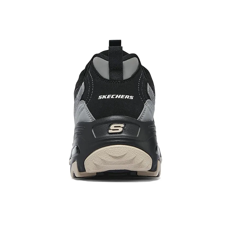 Skechers D'LITES 1.0 Anti Slip Wear Resistant Lightweight Breathable Low Top Chunky Sneakers Women's Black-4