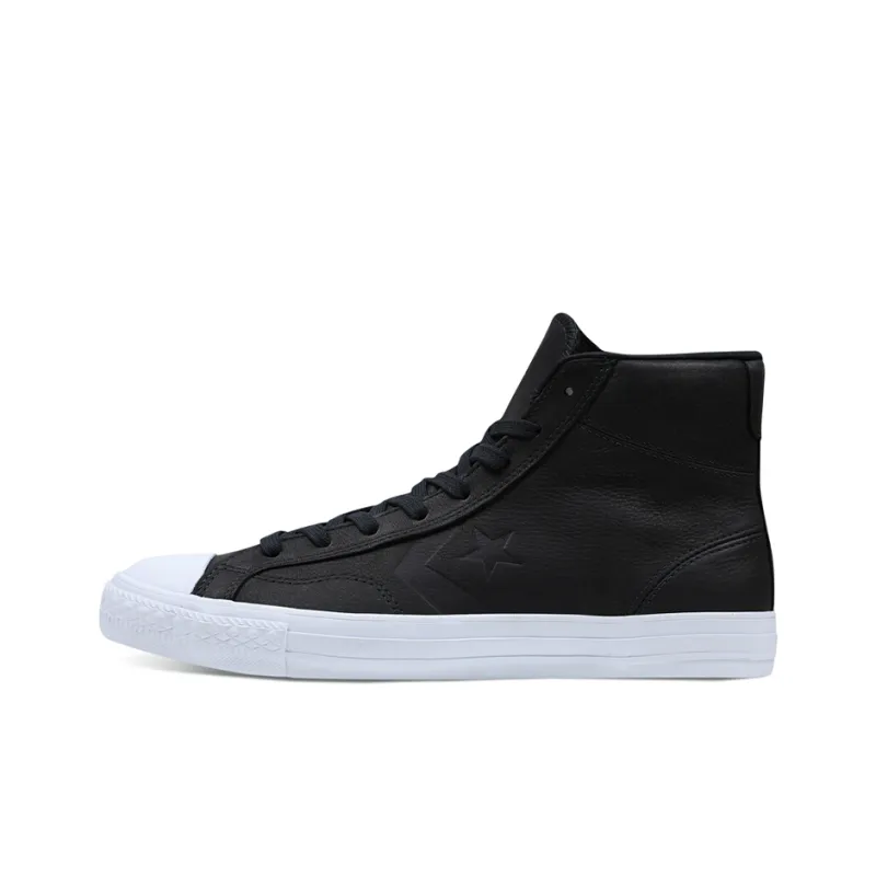 Converse Star Player 76 Skateboard Shoes Unisex High Top White Black