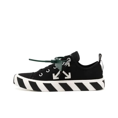 OFF-WHITE Vulcanized Skateboard Shoes Men Low-Top Black