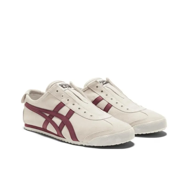Onitsuka Tiger Mexico 66 Slip On Birch/Dark Cherry-2