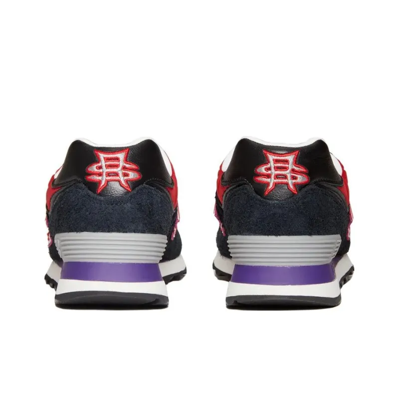 Stray Rats x New Balance NB 574 Slip-Resistant Low-Top Running Shoes Men's Black Red-4